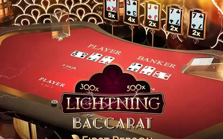 First Person Lightning Baccarat